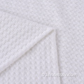 Polyester Rraayon Spandex Tissu de gaufres en tricot écologique écologique